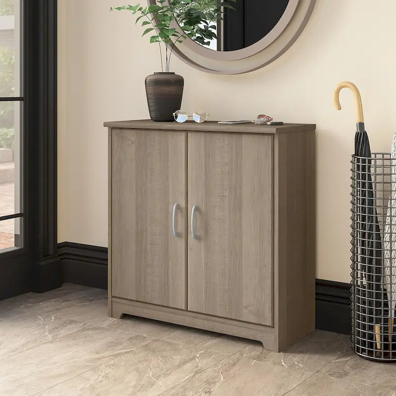 Small Entryway Cabinet with Doors by