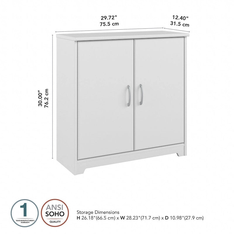 Small Entryway Cabinet with Doors by