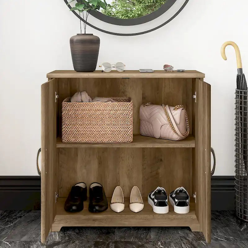 Small Entryway Cabinet with Doors by