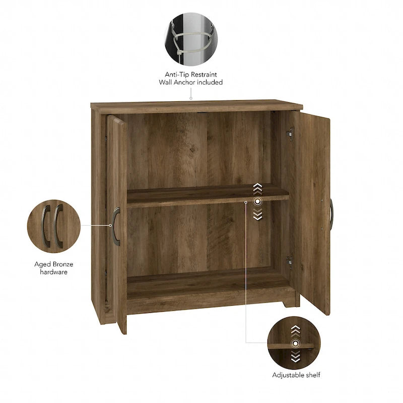 Small Entryway Cabinet with Doors by
