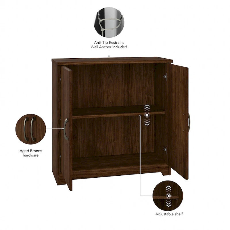 Small Entryway Cabinet with Doors by