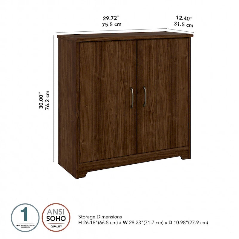 Small Entryway Cabinet with Doors by