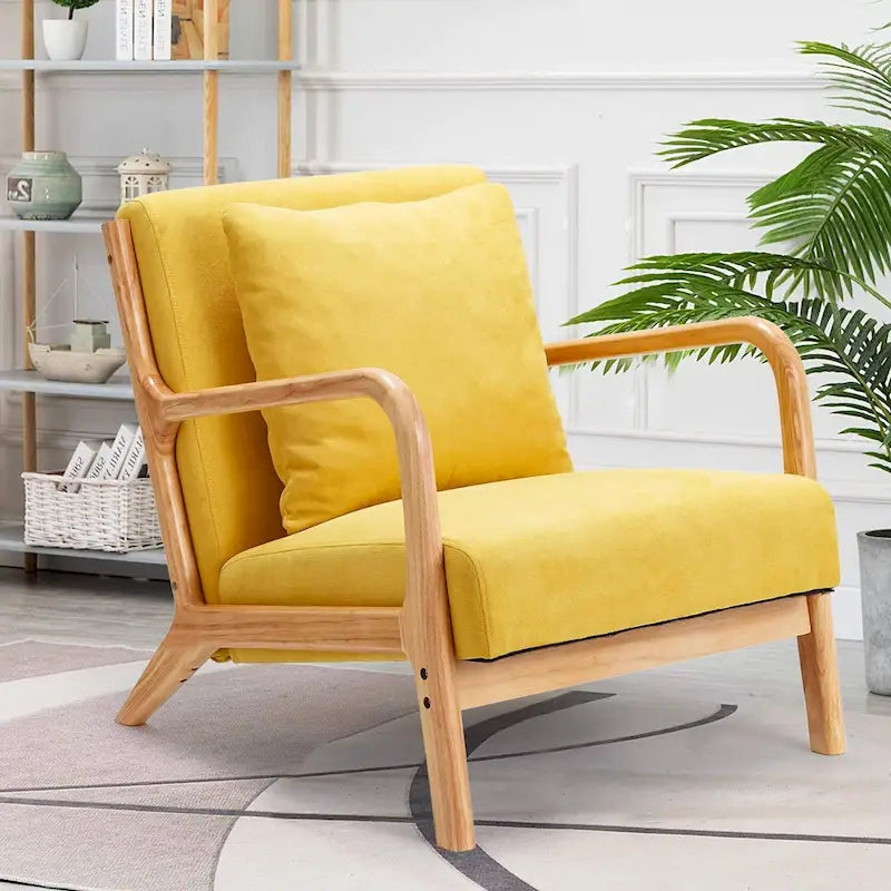 Mid Century Modern Living Room Reading Comfy Lounge Chairs