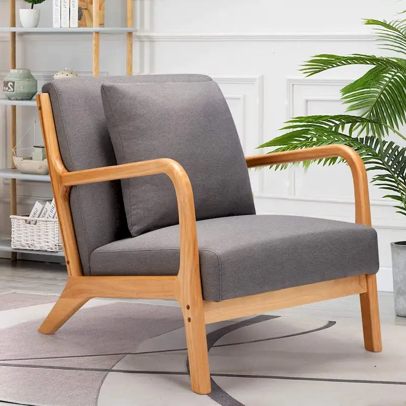 Mid Century Modern Living Room Reading Comfy Lounge Chairs