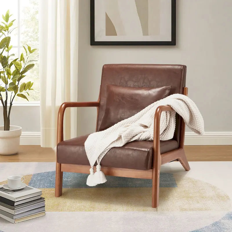 Mid Century Modern Living Room Reading Comfy Lounge Chairs