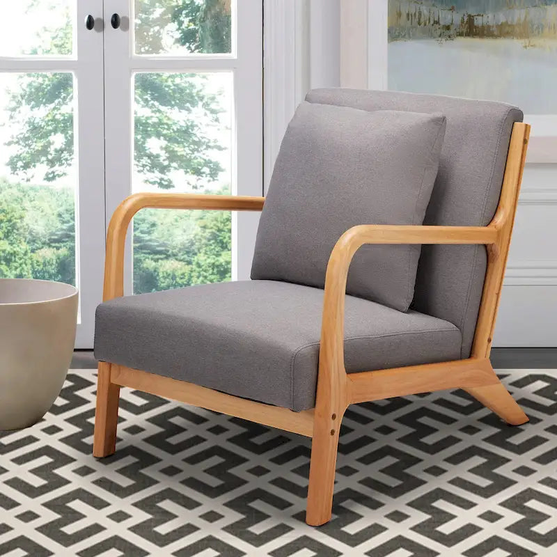 Mid Century Modern Living Room Reading Comfy Lounge Chairs