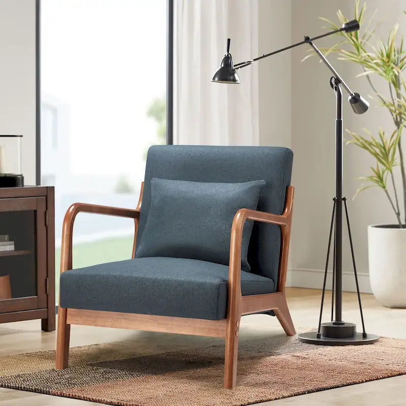 Mid Century Modern Living Room Reading Comfy Lounge Chairs