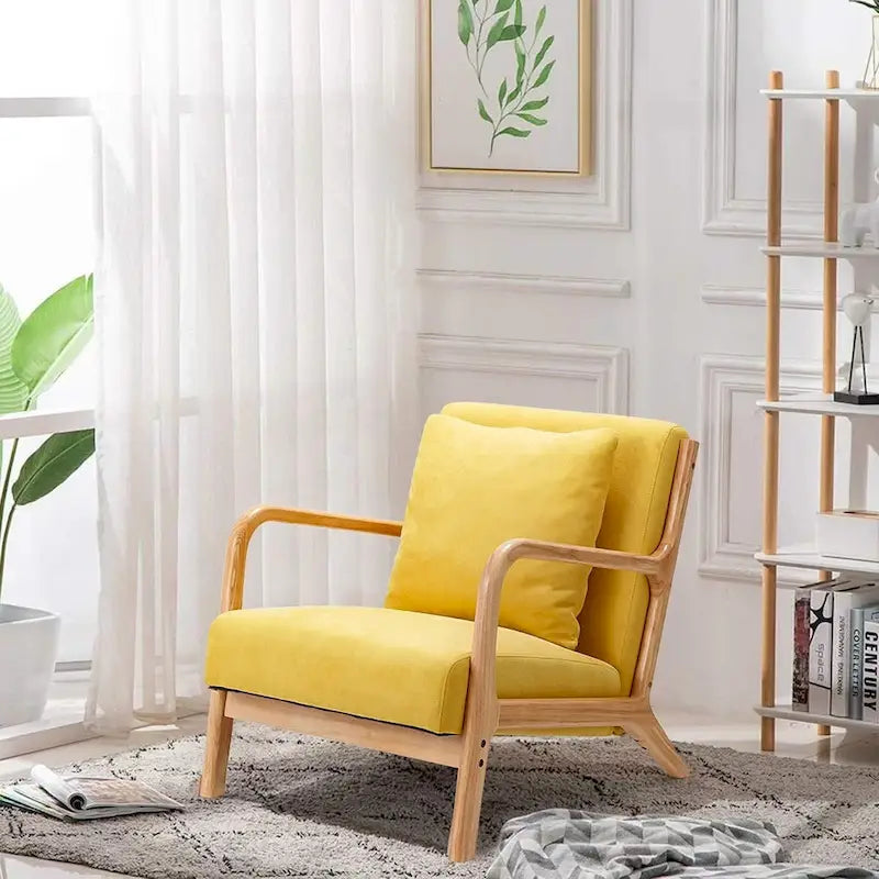 Mid Century Modern Living Room Reading Comfy Lounge Chairs