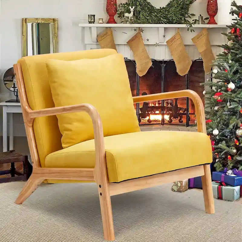 Mid Century Modern Living Room Reading Comfy Lounge Chairs