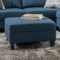 Tufted Fabric Ottoman by