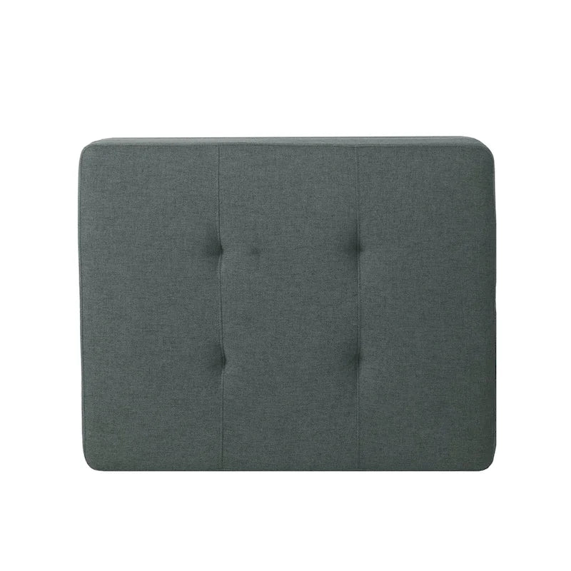 Tufted Fabric Ottoman by