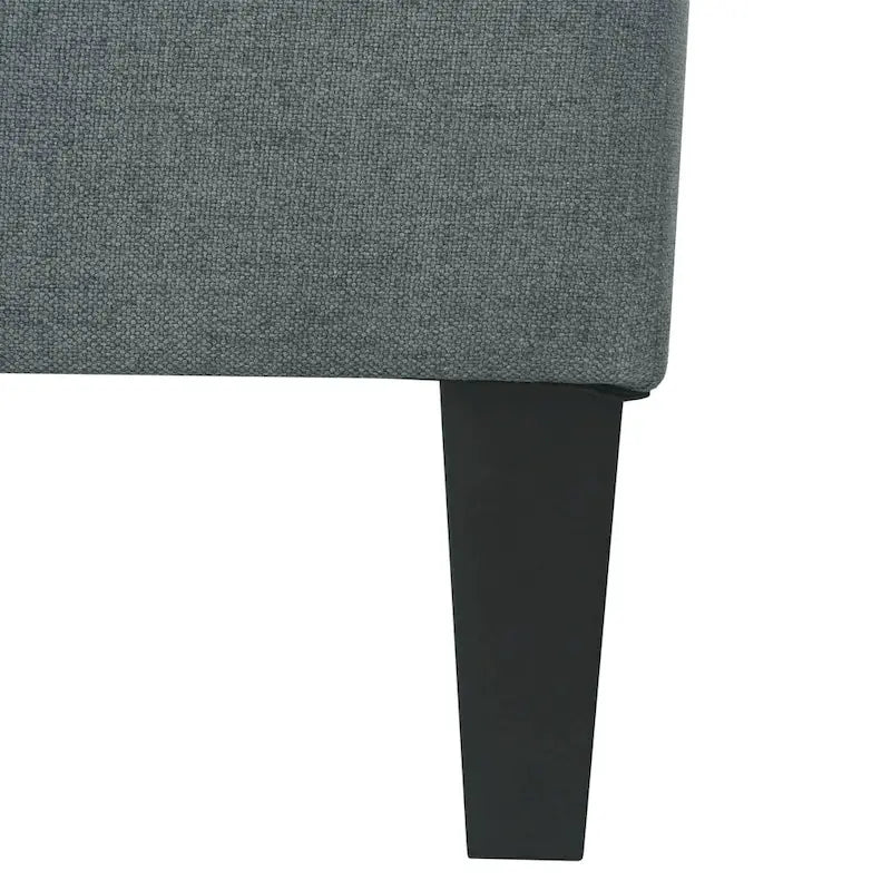 Tufted Fabric Ottoman by