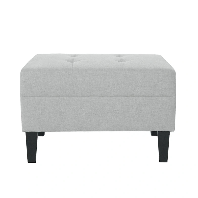 Tufted Fabric Ottoman by