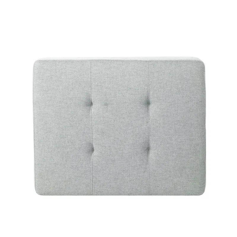 Tufted Fabric Ottoman by
