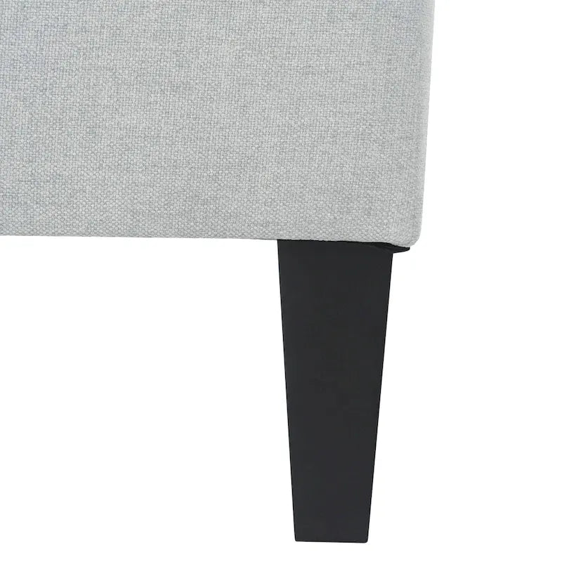 Tufted Fabric Ottoman by