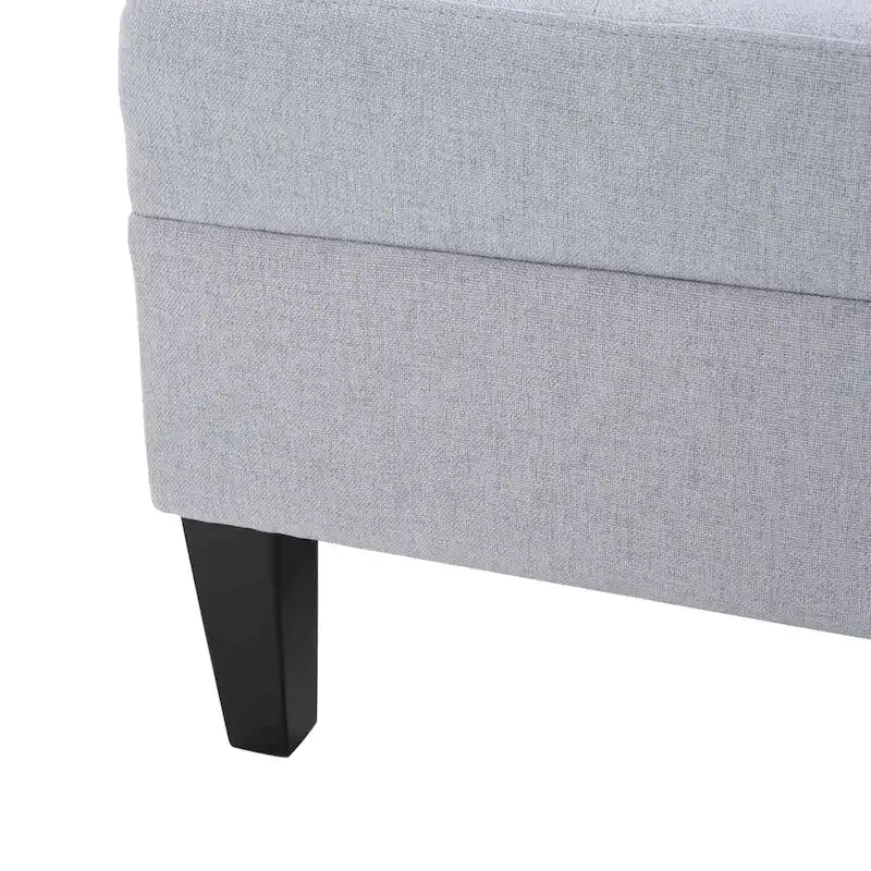 Tufted Fabric Ottoman by
