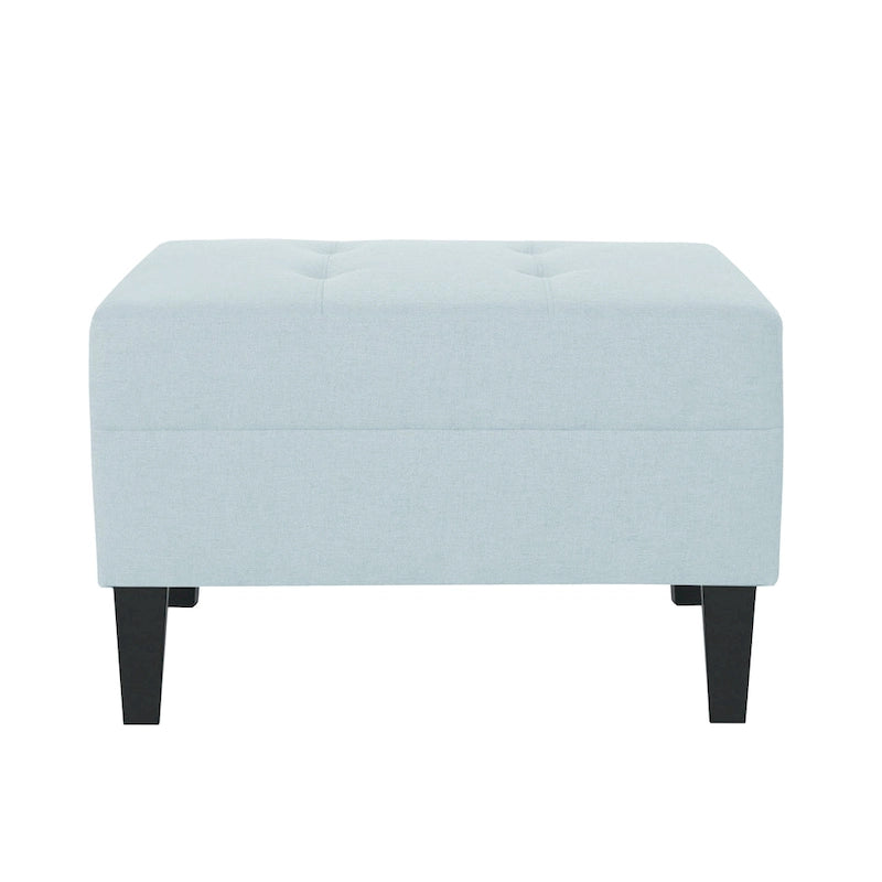 Tufted Fabric Ottoman by