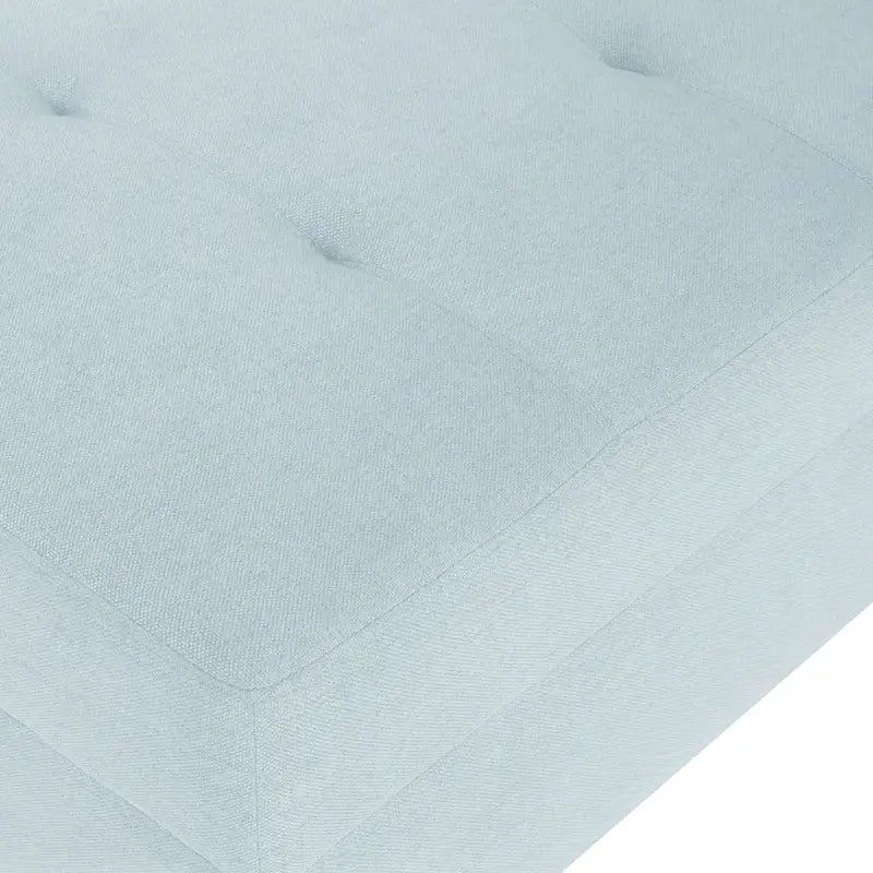Tufted Fabric Ottoman by