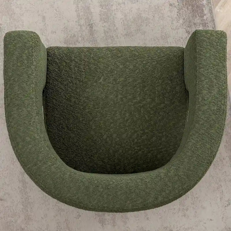 28 Wide Boucle Upholstered Square Armchair