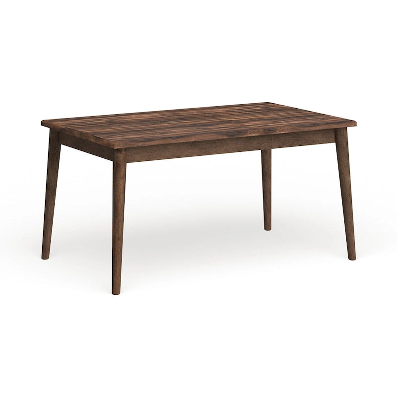 Midcentury Modern Brown 59-inch Dining Table