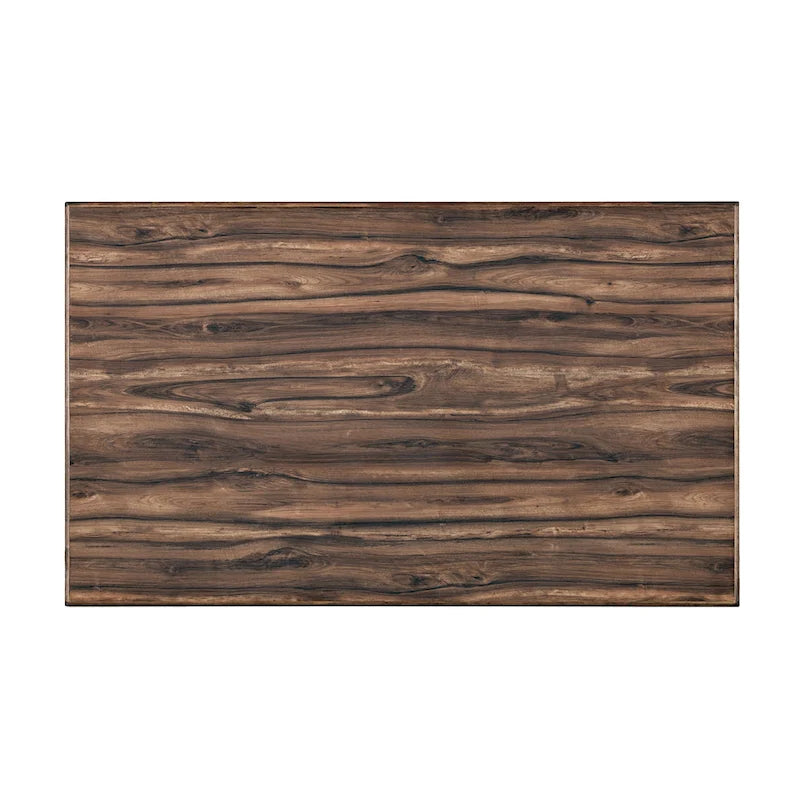 Midcentury Modern Brown 59-inch Dining Table