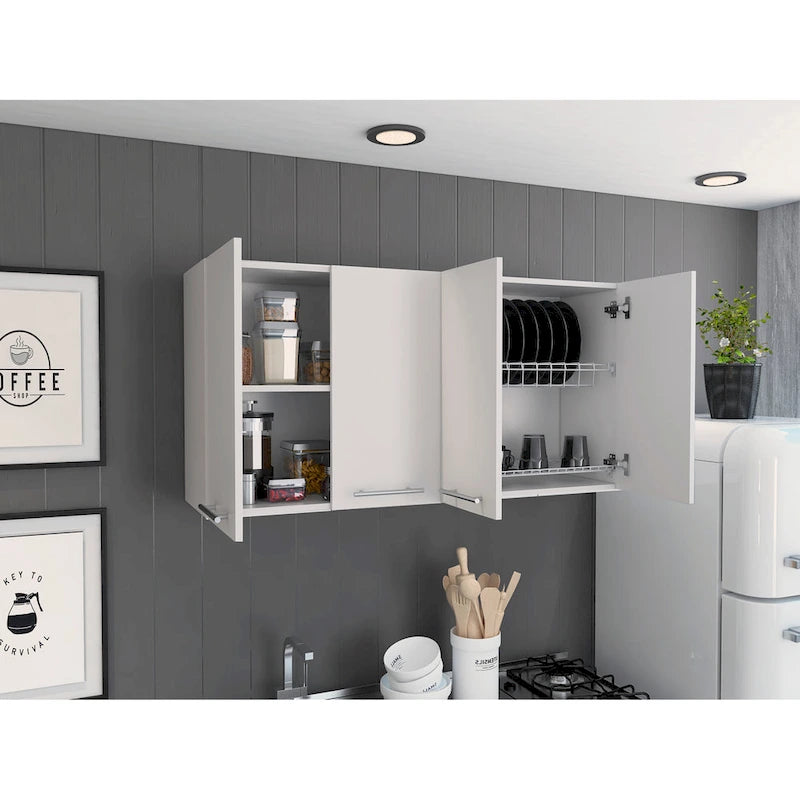Furniture Wall Cabinet, Two Spacious Divisions
