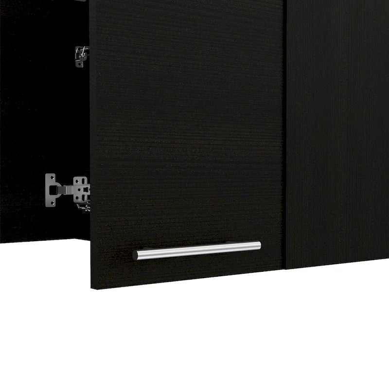 Furniture Wall Cabinet, Two Spacious Divisions