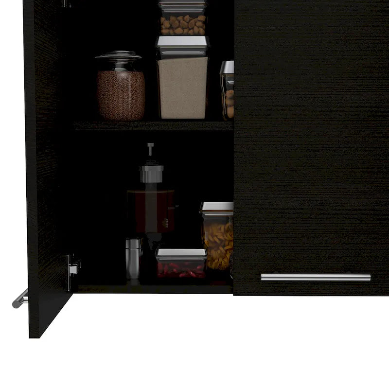 Furniture Wall Cabinet, Two Spacious Divisions