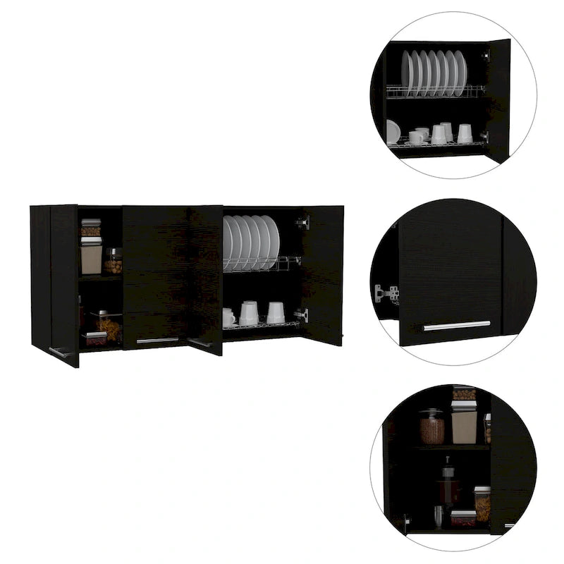 Furniture Wall Cabinet, Two Spacious Divisions