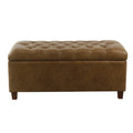 Copper Grove Button Tufted Storage Bench