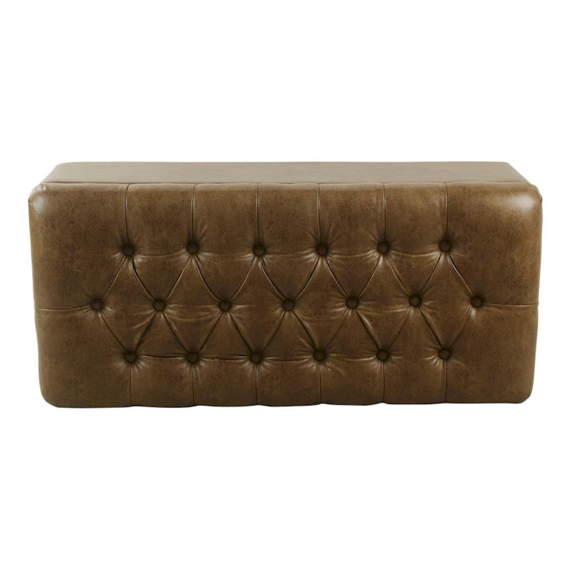 Copper Grove Button Tufted Storage Bench