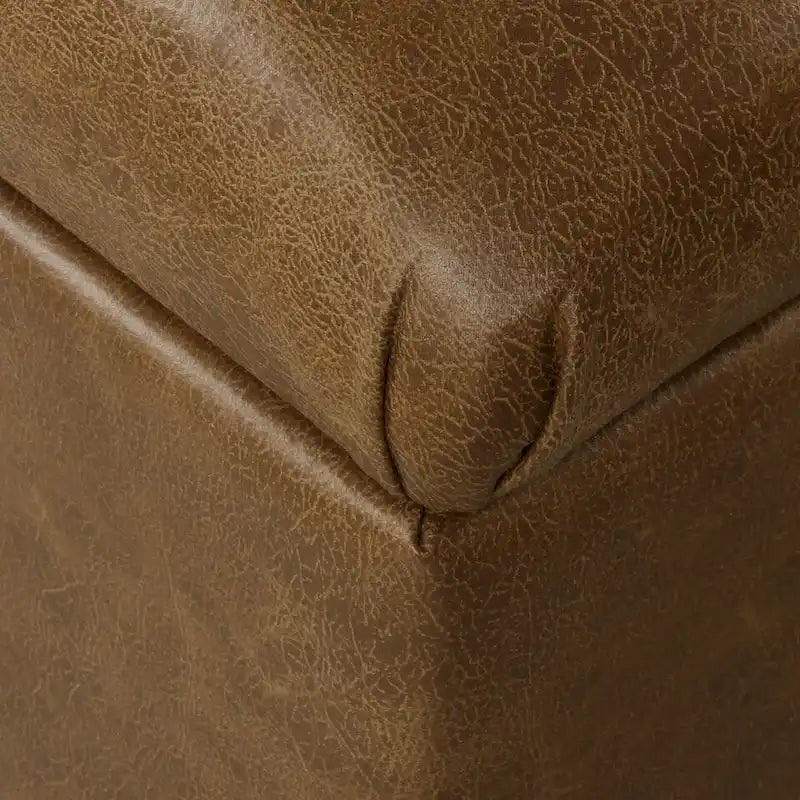 Copper Grove Button Tufted Storage Bench