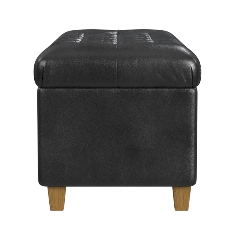 Copper Grove Button Tufted Storage Bench