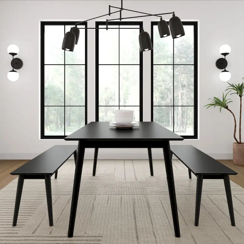 Plank and Beam Mid-Century Modern Dining Bench - 59