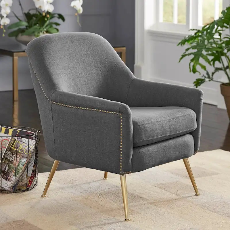 Mid-century Upholstered Accent Chair