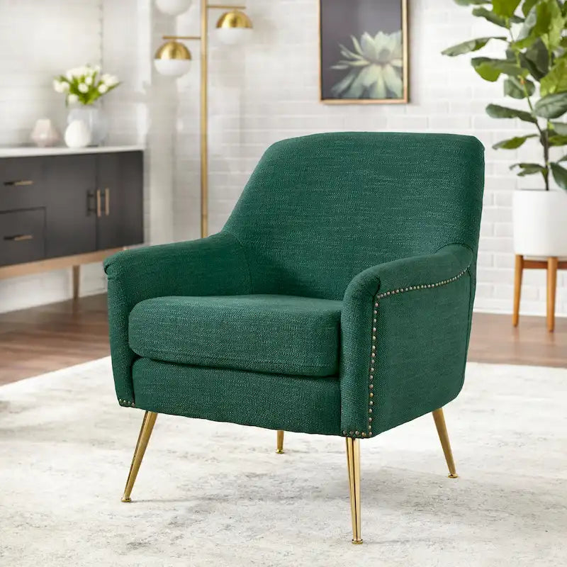 Mid-century Upholstered Accent Chair