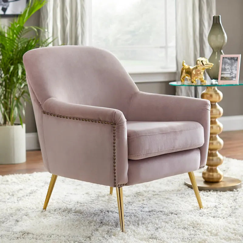 Mid-century Upholstered Accent Chair