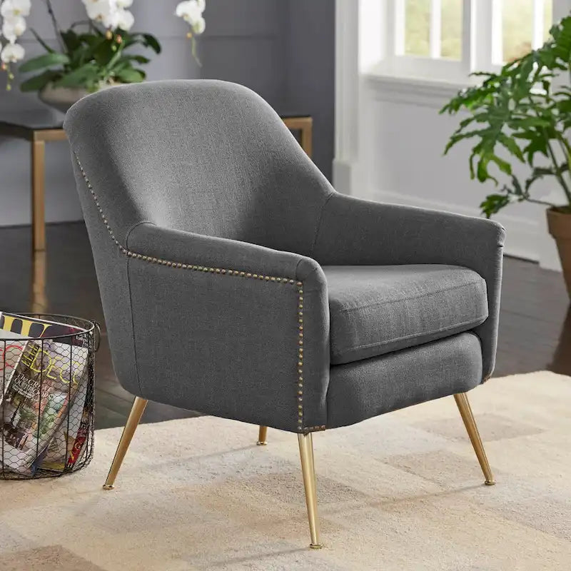 Mid-century Upholstered Accent Chair