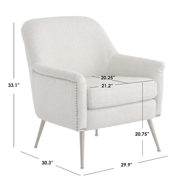 Mid-century Upholstered Accent Chair