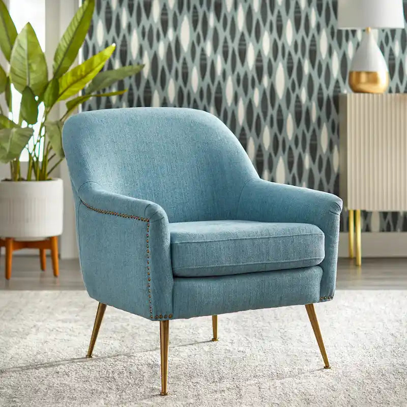 Mid-century Upholstered Accent Chair