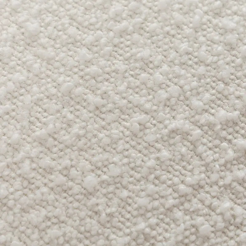 34 W Upholstered Boucle Swivel Barrel Accent Chair