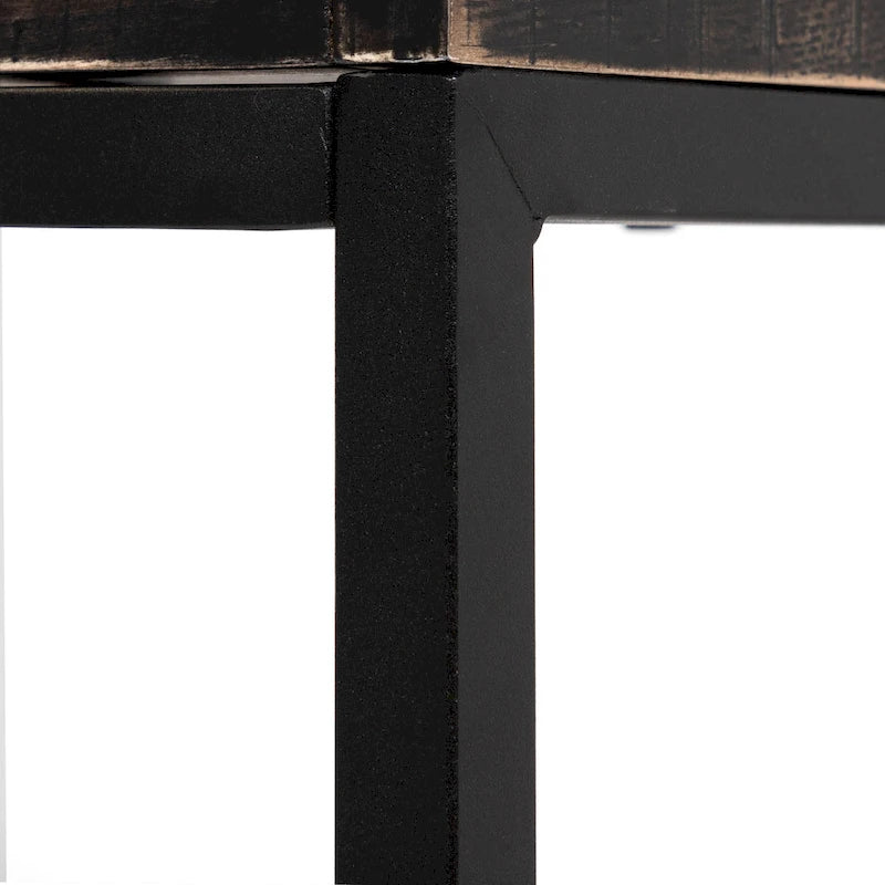59-inch Metal Computer Desk with USBs by