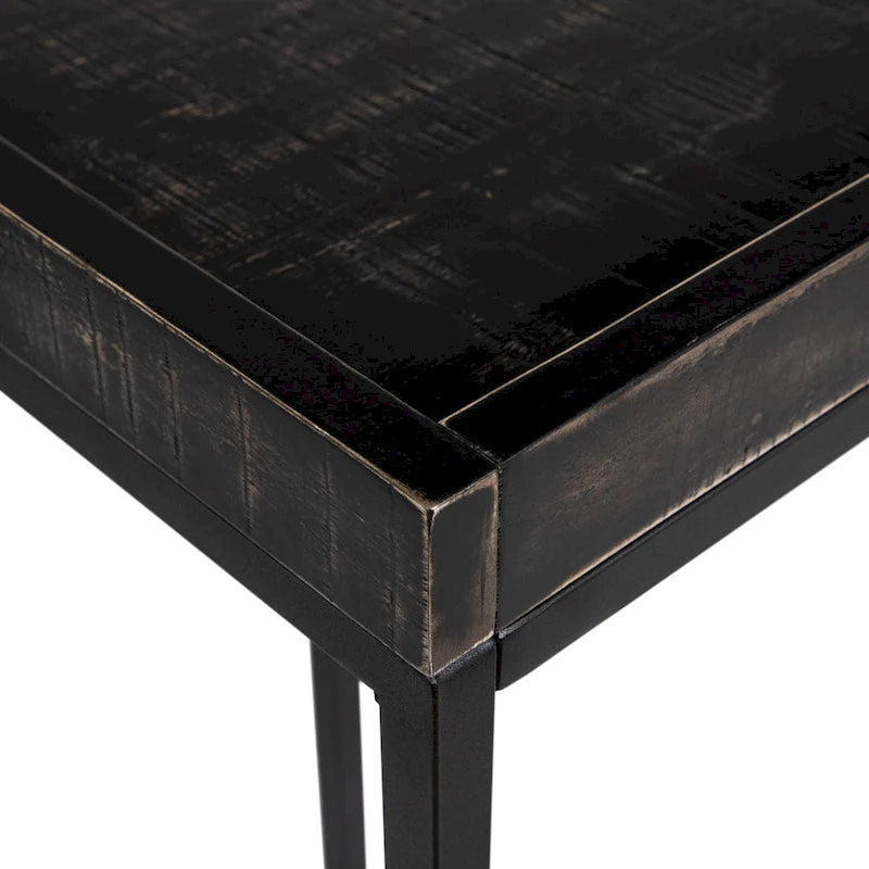 59-inch Metal Computer Desk with USBs by