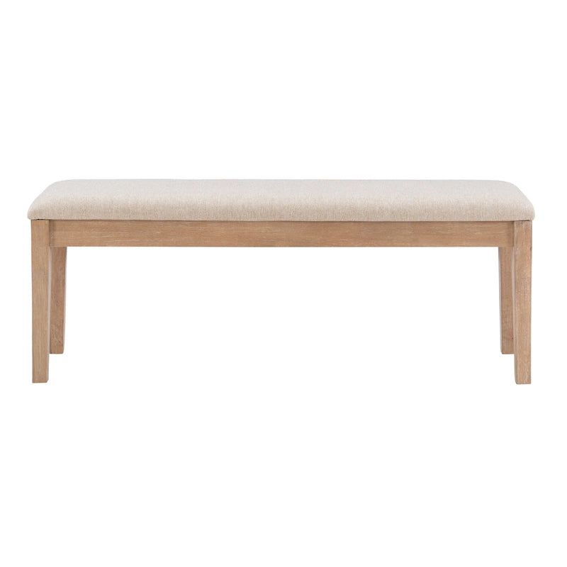 Dolan Farmhouse Solid Wood Dining Bench