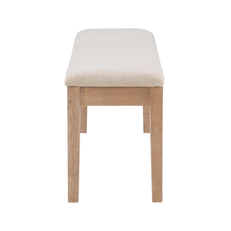 Dolan Farmhouse Solid Wood Dining Bench