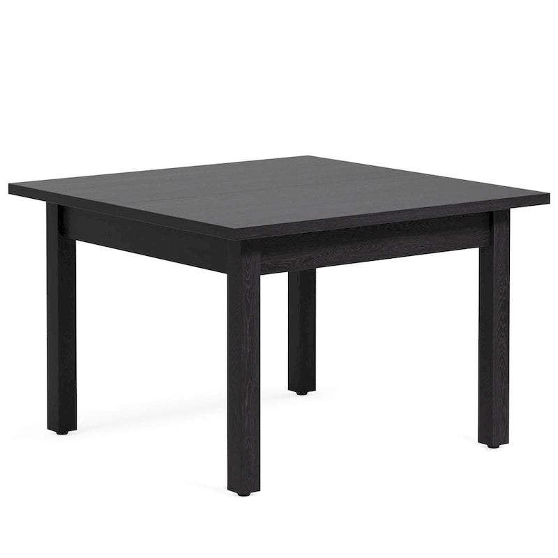 39.4 Square Dining Table with Solid Wood Legs for 4, Small Kitchen Tables for Dining Room