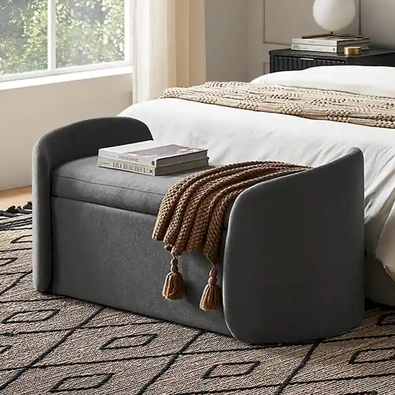 51 Ottoman Storage Bench, Entryway Bench with Storage