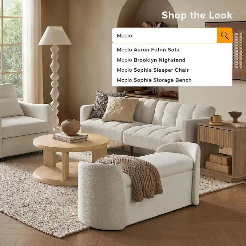 51 Ottoman Storage Bench, Entryway Bench with Storage