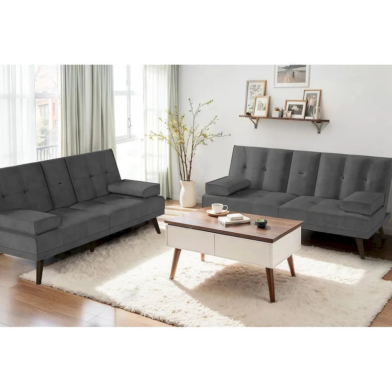 Futon Couch Sofa Bed, Small Sleeper Sofa Chair Loveseat
