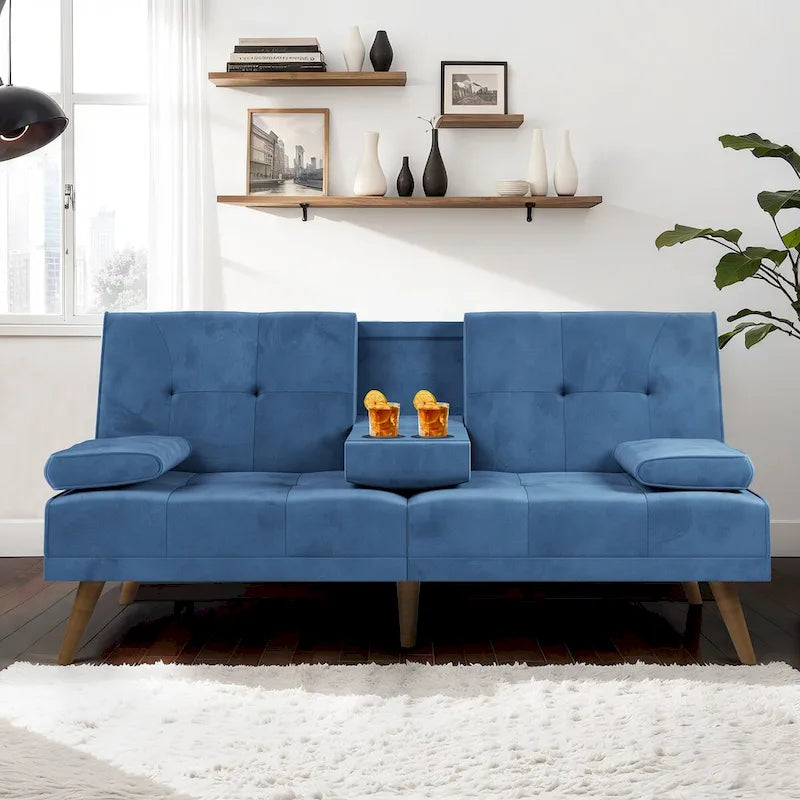 Futon Couch Sofa Bed, Small Sleeper Sofa Chair Loveseat